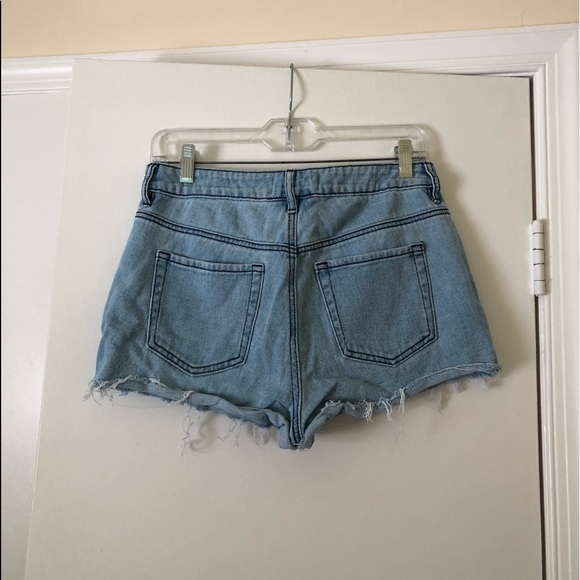 PacSun High Waisted Jean Shorts - Picture 2 of 4